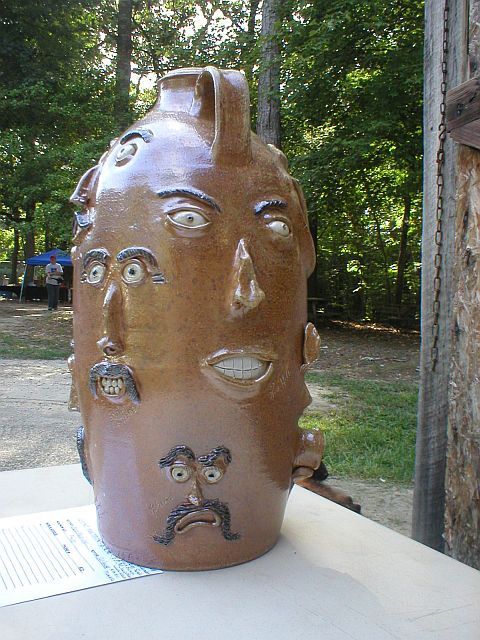 Silent auction multi-faced jug